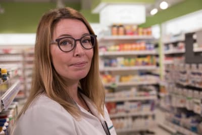 Charlotta Sandler är farmaceutisk chef vid Apotekarförbundet. 