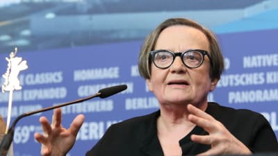 Filmregissören Agnieszka Holland under Berlinalefestivalen 2019.
