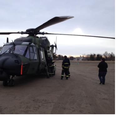 Helikopter i Lappfjärd