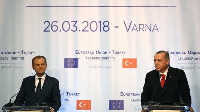 Ansträngda relationer mellan EU och Turkiet