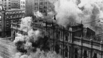 Bomber över Santiago de Chile 11 september, 1973