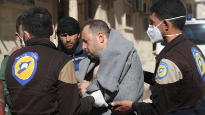 Gasattacken skedde i staden Khan Sheikhun i provinsen Idlib.