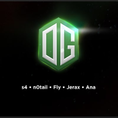 OG-joukkue pelaa Dota 2:sta