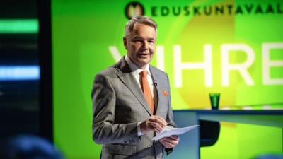 Pekka Haavisto puoluejohtajien vaalitentissä 21.03.2019 Yle Studio 2 eduskuntavaalit  2019.