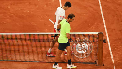 Novak Djokovic och Rafael Nadal möttes i fjol i semifinalen i Franska öppna.