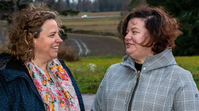 Linda Antell-Behm och Emma Antell-Neem