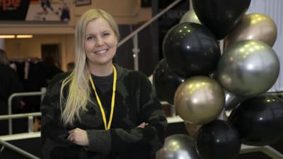 Piia Aalto från skridskoföreningen VG-62 i Nådendal.