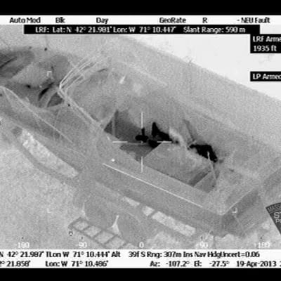 Dzjochar Tsarnajev låg gömd i en båt