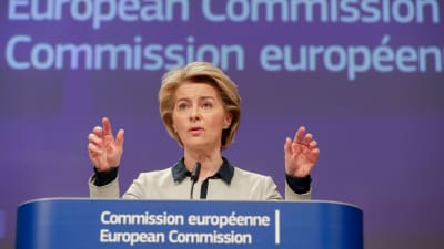 EU-komission puheenjohtaja Ursula von der Leyen