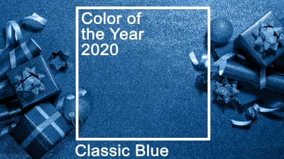 Årets färg år 2020 är classic blue.