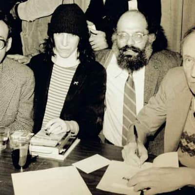 William S. Burroughs, Allen Ginsberg, Patti Smith ja Carl Solomon