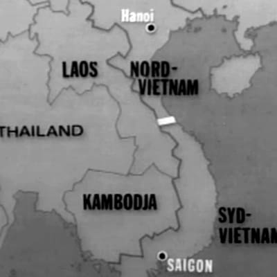 karta över vietnam, 1973