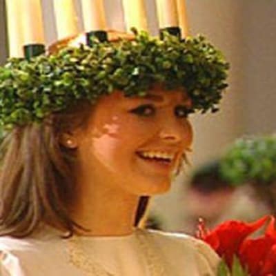 Ellen Husberg som finlands lucia år 2009