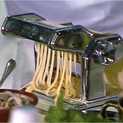 Här lagar man pasta.