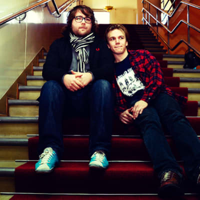 Jakob Nylund och Alfred Backa