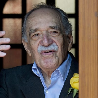 Gabriel García Márquez 87. syntymäpäivänään Méxicossa.