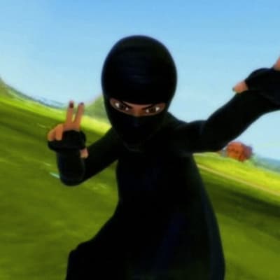 Pakistanilainen supersankari Burka Avenger.