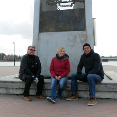 Reijo Angeria, Elina Stoor ja Jarmo Lokio Nordbergin möljällä