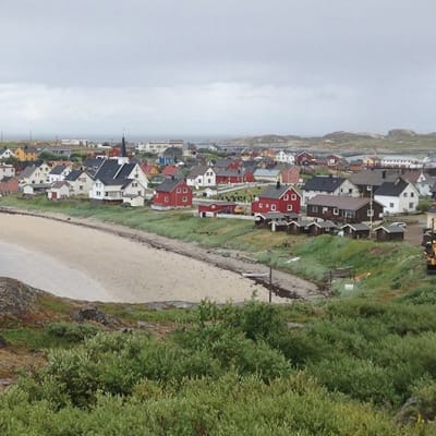 Pykeijan kylä Pohjois-Norja