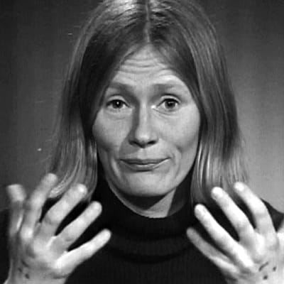 Antonia Ringbom ur programmet Händelsevis 1975
