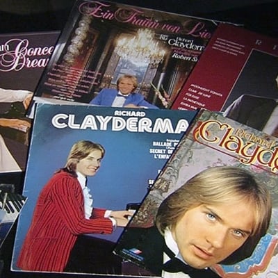 Richard Clydermanin levyjä 1970-luvulta.