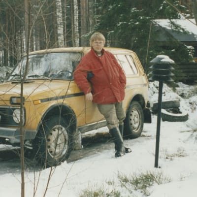 Lada-harrastaja Raimo Laitinen 1980-luvulla.