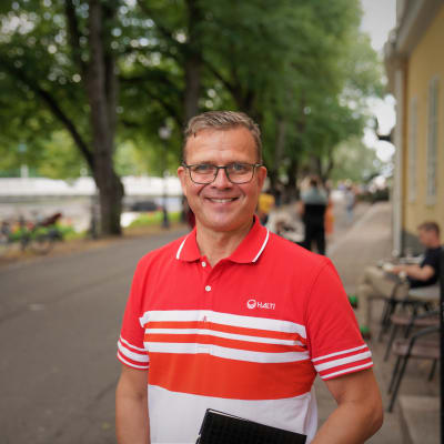 Petteri Orpo fotograferad i Åbo.