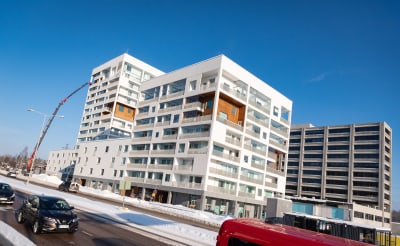 Pohjola-taloon Helsingin Niemenmäessä rakennetaan uusia asuntoja