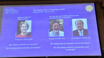 Nobelpristagarna i kemi 2018.
