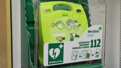 Defibrillator i K-citymarket