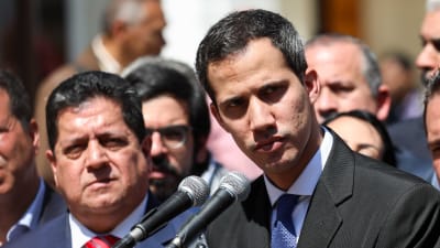 Juan Guaidó, ordförande för nationalförsamlingen i Venezuela
