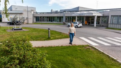 Grönt utanför Borgå sjukhus