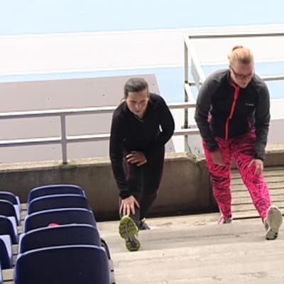Katrin Raud ja Susa Viikari ovat valmistautuneet jo pitkään Vierumäellä viikonloppuna juostavaan Pullukka Run- juoksutapahtumaan.