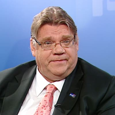 Timo Soini Ylen Aamu-tv:n vieraana 4. lokakuuta.