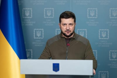 Ukrainas president Volodymyr Zelenskyj