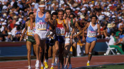 Martti Vainio springer, OS 1984.