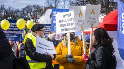 demonstration i Åbo 