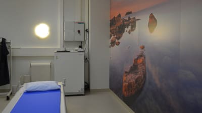 Nyrenoverade jourutrymmen på Jorvs sjukhus.