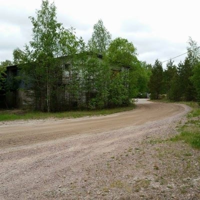 Sandgropen i Tallmo i Karis där en ny brandstation planeras.