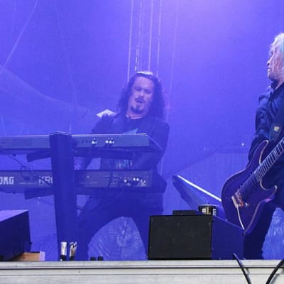 Nightwishin Tuomas Holopainen (vas.) ja Emppu Vuorinen.