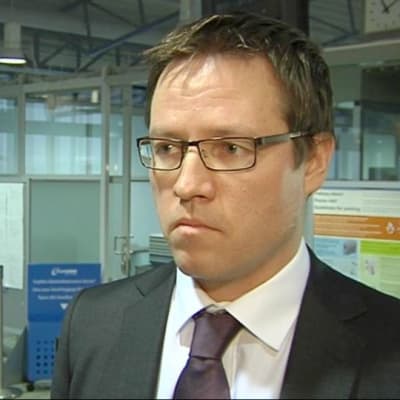 Sami Laakkonen Joensuun lentoasemalla.