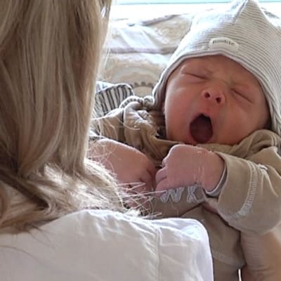 Kokkolalainen Malena Björndahl sai vauvan maaliskuussa