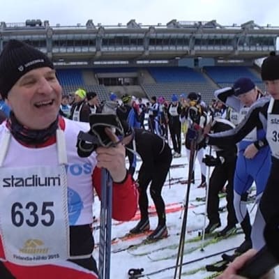 Inkoolainen Tom Wicht on osallistunut jokaiseen Finlandia-hiihtokilpailuun. 