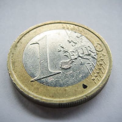 Euron kolikko.