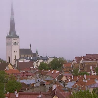 Näkymä Tallinnan Vanhaan kaupunkiin.