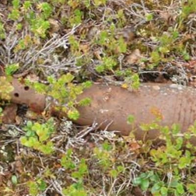 Matkailija löysi sodanaikaisen kranaatin Saanatunturin pohjoispuolelta Enontekiön Kilpisjärveltä.