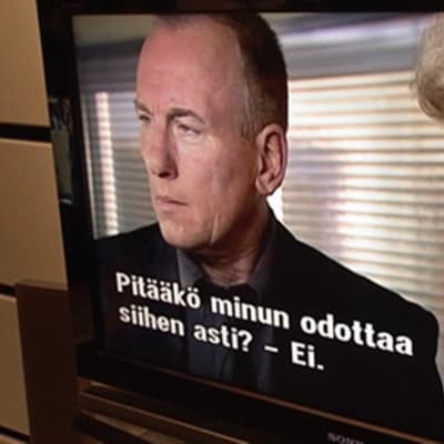 YLE:n TV1:n ohjelmaa taulutelevisiossa.