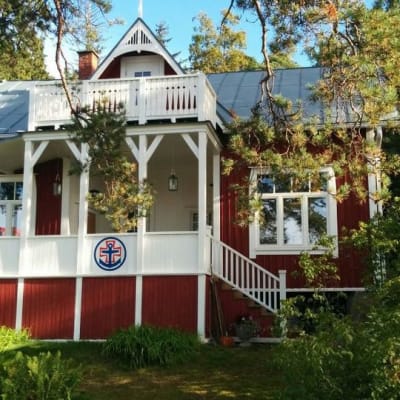 Rauman Meripelastusyhdistyksen uusi tukikohta Rauman Petäjäksen alueella.