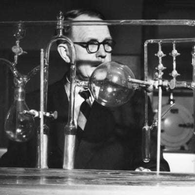A.I. Virtanen rahoitti keksintöjensä myynnillä aikansa moderneimman laboratorion toimintaa.