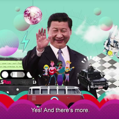 Kiinan valtion mainos Youtubessa.